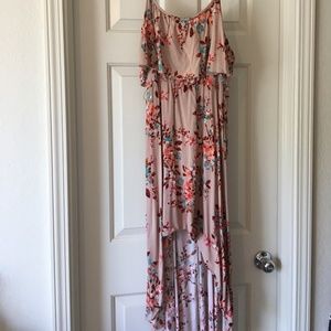 High Low Floral Dress